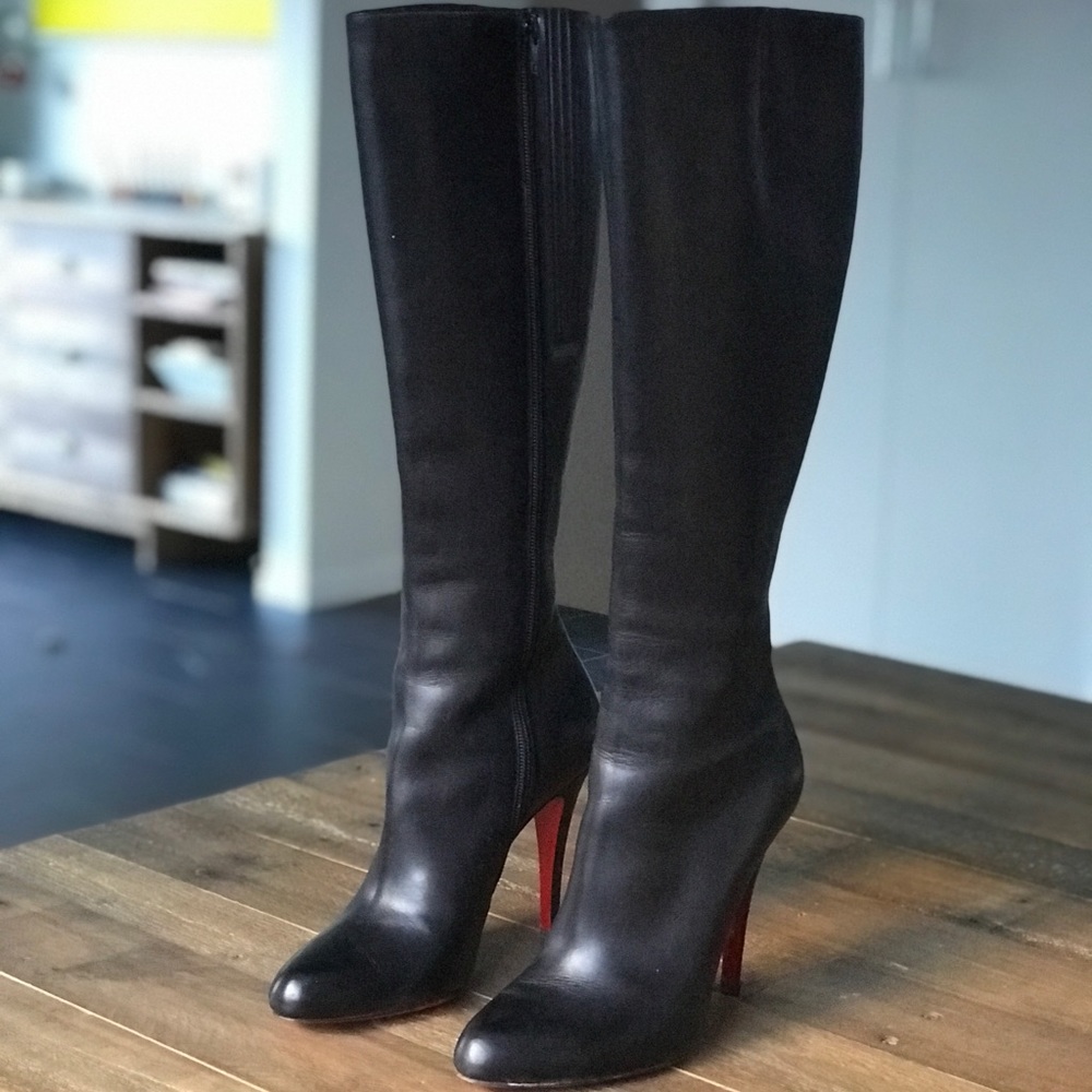 Christian Louboutin black boots